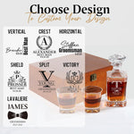 Personalized Groomsmen Whiskey Decanter