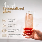 Personalized Wedding Stemless Champagne Flute