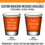 Custom Shot Glass 2oz