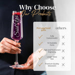 Custom Champagne Flute