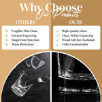 Personalized Groomsmen Whiskey Glasses