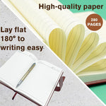 Personalized Brown Journal with Gift Box and Pen