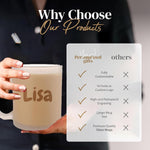 Custom Text Frosted Coffee Mug 11oz