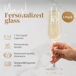 Custom Logo Champagne Glass