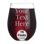 15oz Custom Stemless Wine Glass