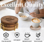 Custom Round Wooden Coasters