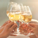 Personalized Bridesmaid Stemmed Wine Glasses