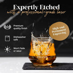 Personalized Whiskey Glasses - 13oz Rocks Bourbon Glass