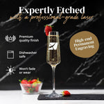 Custom Logo Champagne Glass
