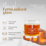 Personalized Groomsmen Whiskey Glasses