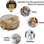 Custom Marble & Wood Coasters