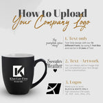 Custom Logo Black Coffee Mug