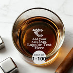 Custom Bottom Engraved Whiskey Glass