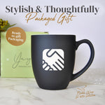 Custom Logo Black Coffee Mug