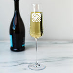 Custom Logo Champagne Glass