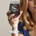 Personalized Wine Glass - Custom Monogrammed Wine Glasses