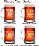 Personalized Father of The Bride or Groom Beer Mug