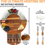 Personalized Cheese Board, 13'' Custom Charcuterie Board