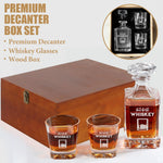 Custom Square Whiskey Decanter