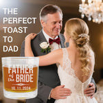 Personalized Father of The Bride or Groom Whiskey Glass