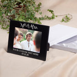 Personalized Black Wedding Picture Frame