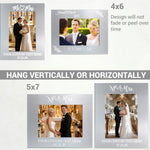 Personalized Metal Wedding Picture Frame