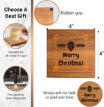 Custom Square Wooden Coasters