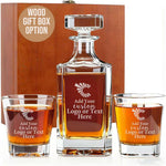 Custom Square Whiskey Decanter