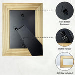 Personalized Wood Picture Frame with Your Custom Text