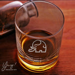 Custom Bottom Engraved Whiskey Glass