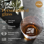 Custom Bottom Engraved Whiskey Glass