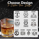Personalized Whiskey Glass with Bottom Engraving
