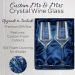 Personalized Wedding Wine Glasses