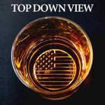Personalized American Flag Whiskey Glasses