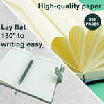 Personalized Green Journal with Gift Box and Pen
