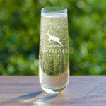 Custom Logo Stemless Champagne Glass