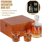 Personalized Whiskey Decanter, Custom 28.7oz Liquor Decanter