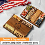 Personalized Charcuterie Boards, 31'' Custom Cheese Board for Cheese & Meat