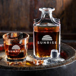 Custom Square Whiskey Decanter