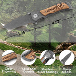 Personalized Groomsmen Wood Knife
