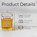 Personalized Shot Glass, Custom 3oz Shot Glasses