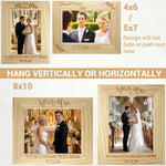 Personalized Wood Wedding Picture Frame