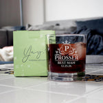 Personalized Groomsmen Whiskey Glasses