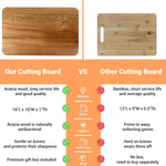 Personalized Cutting Board Monogram, Large 16”x10”x1” Hardwood Engraved Cutting Board
