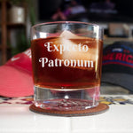 American Flag Bottom 12oz Bourbon Glass