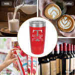 Personalized Tumbler, Custom 20oz Stainless Steel Travel Mug