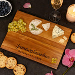 Personalized Cutting Board, 16" x 10" Large Custom Charcuterie Boards