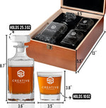 Custom Square Whiskey Decanter