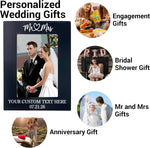 Personalized Black Wedding Picture Frame