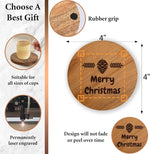Custom Round Wooden Coasters